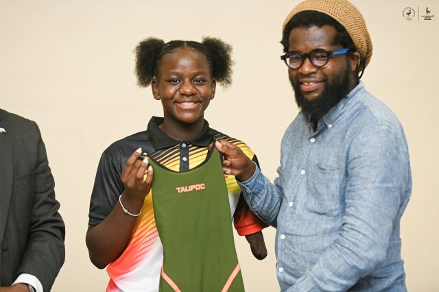 Nakazibwe’s inspiring journey earns Taupoc Swimwear sponsorship
